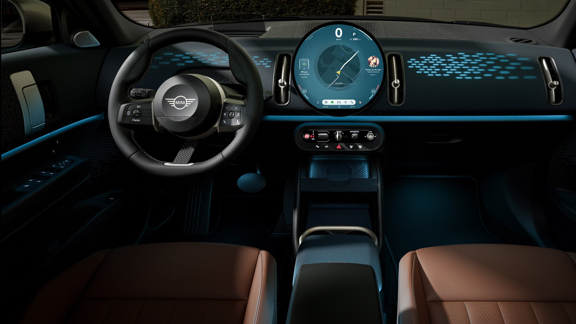 MINI Countryman 100% eléctrico - interior - salpicadero